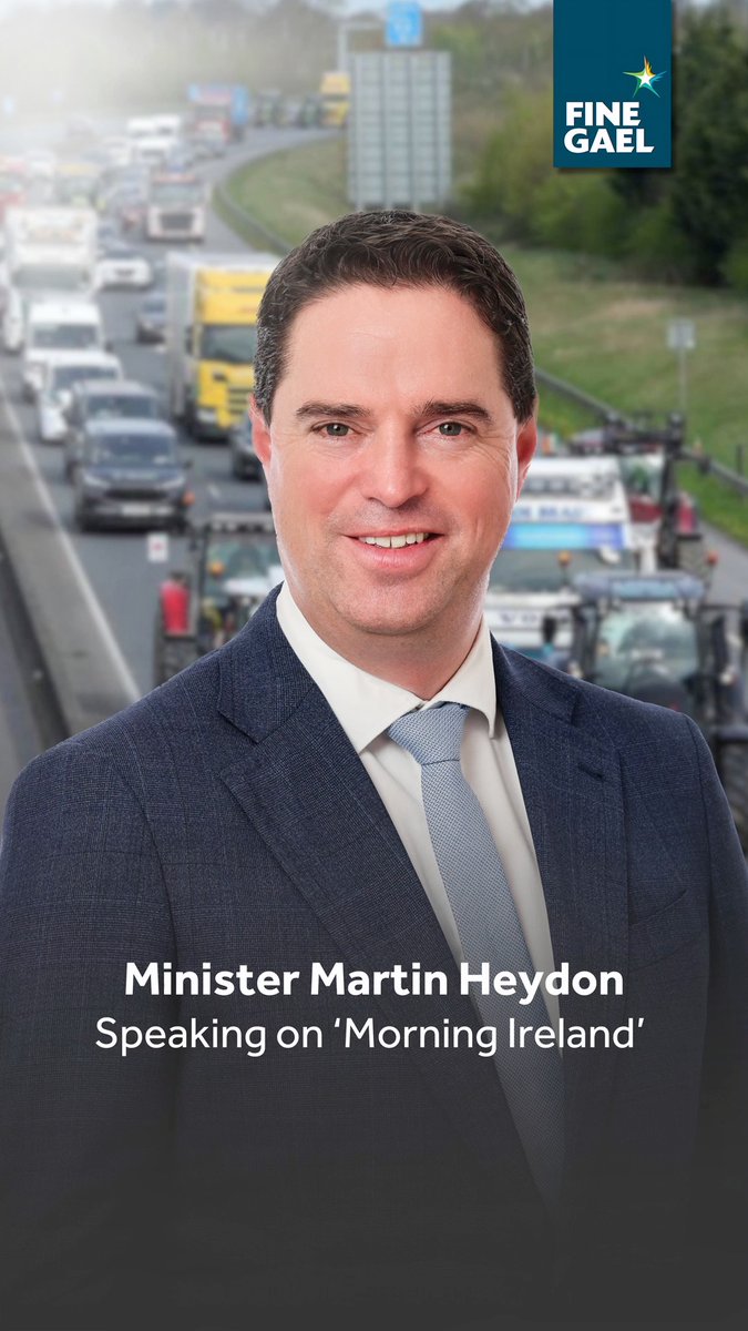 “This is a clear choice between democracy and anarchy.” Agriculture Minister Martin Heydon speaking about the ongoing fuel protests.