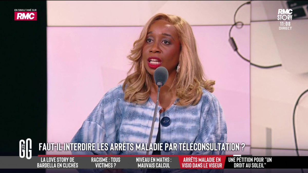 😱 Joëlle Dago-Serry : "J'étais en vacances à Monaco un 15 août. J'ai eu des vertiges, j'en vomissais. Sur internet j'ai eu accès à un médecin... par message. J'ai demandé un médoc. 3 minutes après j'avais mon ordonnance." #GGRMC