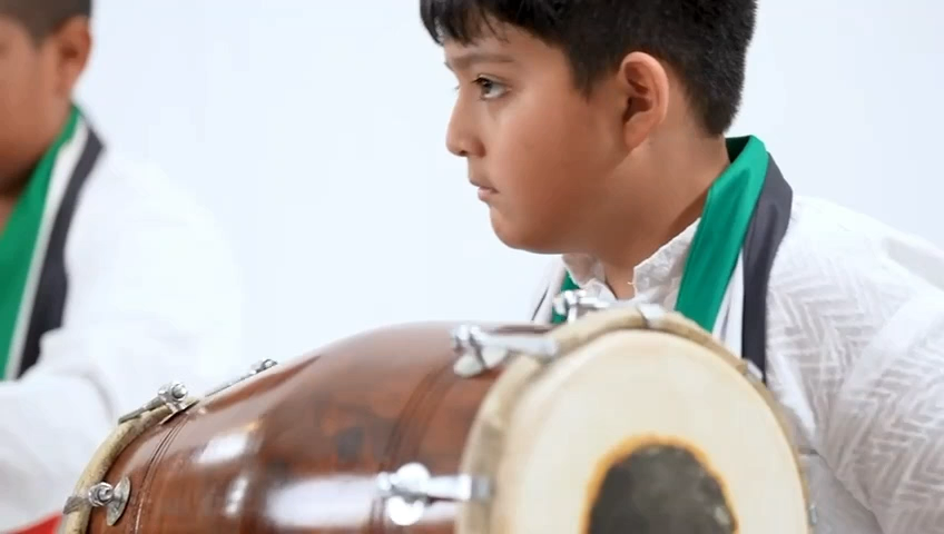 A heartwarming display of friendship between 🇮🇳 &amp; 🇦🇪! Young talents from Malhaar, a UAE-based Indian cultural group, united to perform a soulful rendition of the UAE National Anthem, beautifully blending Indian Classical instruments. #India #IncredibleIndia #IndianEmbassyAbuDhabi