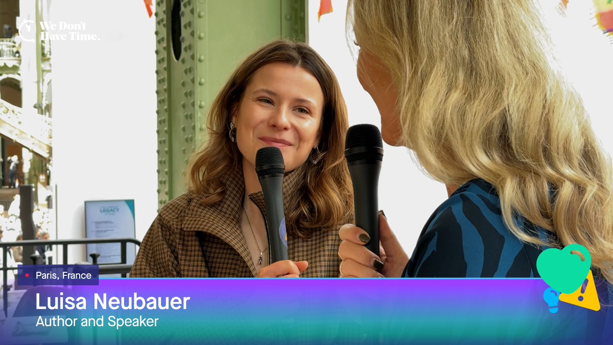 "There is a global majority around the world that says: let's protect our only home." 🫂🌎 Have we stopped caring about climate change? We discussed this and more in this interview with climate activist Luisa Neubauer at #ChangeNOW 2026. Watch more: