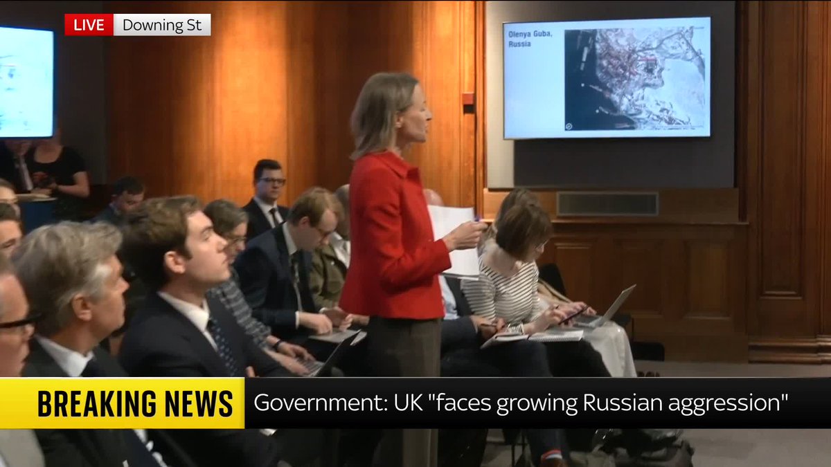 'Do you think it's deliberate that Russia took advantage of the Middle East conflict to try to launch this operation?' - Deborah Haynes 'I'm pretty clear that Putin would want us to be distracted by the Middle East' - John Healey He adds: 'We will not take our eyes off Putin'