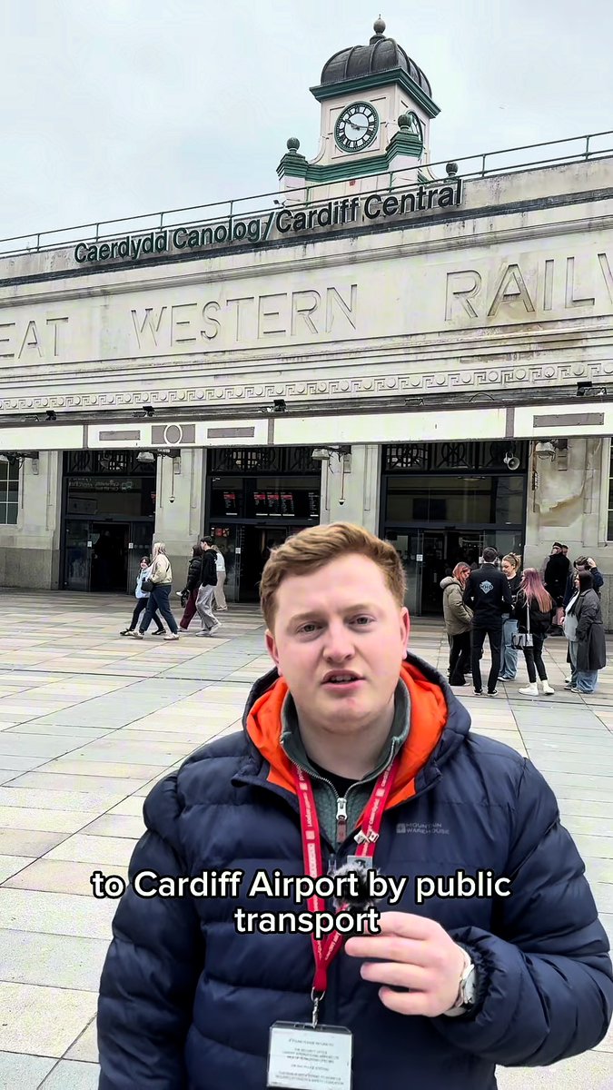 Did you know you can get from Cardiff Central Station to Cardiff Airport in under 45 mins? ✈️ Search ‘Cardiff Airport via Rhoose’ on the TFW app and your train + 905 shuttle bus are covered 🚆🚌 Simple, seamless travel 🙌 #CardiffAirport #TFW #TravelWales