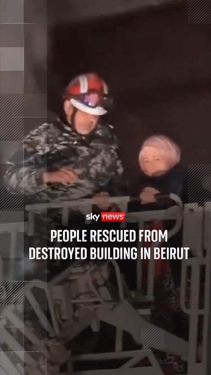 Video shows people being rescued from a Beirut building after Israeli strikes brought destruction to Lebanon's capital. Strikes hit Beirut, its southern suburbs, the eastern Beqaa valley and the south, killing at least 254 people, according to Lebanese authorities.