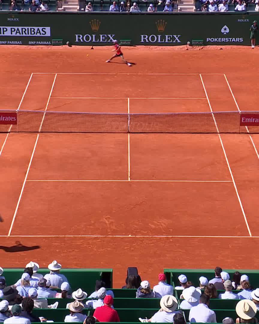 Immediate response 👊 Jannik Sinner makes the first move in the third set by breaking Machac! #RolexMonteCarloMasters