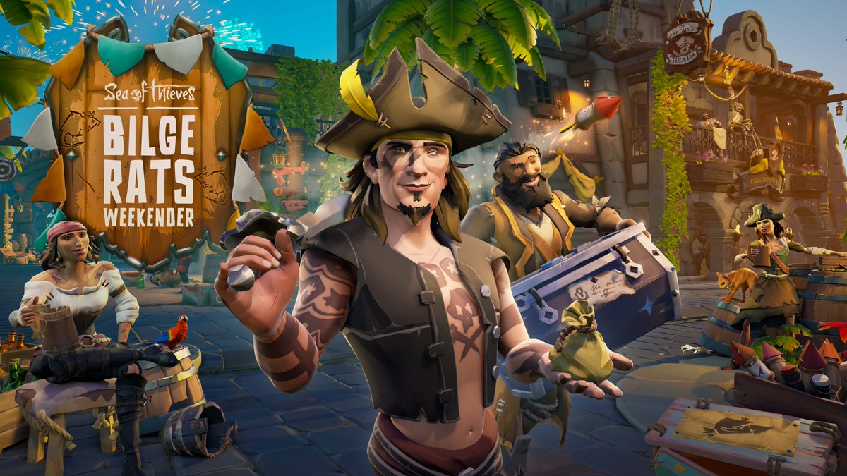 The Bilge Rats Weekender debuts next week! With Firework Displays, a bevy of ways to earn Doubloons, some choice vendors at which to spend said Doubloons and the return of a past Event, learn what to expect from this regular pirate festival in our latest Content Update video: