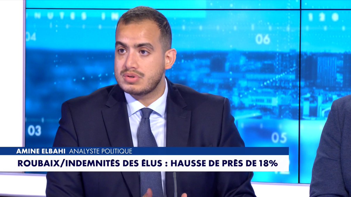 Amine Elbahi sur l'augmentation des indemnités des élus à Roubaix décidée par David Guiraud : «La France insoumise, depuis son élection à Roubaix, a décidé de s'en mettre plein les poches», dans #120MinutesInfo Toute l'info est à retrouver sur