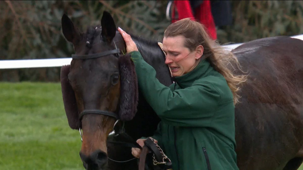 Impaire Et Passe is up and ok after that fall at the last ❤️