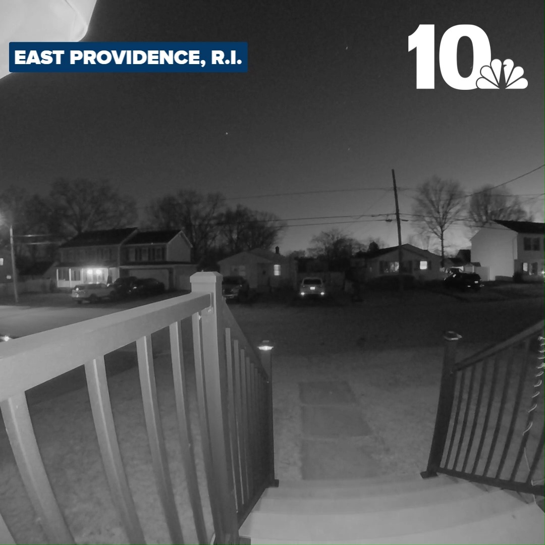 An NBC 10 viewer's doorbell cam caught the flash and boom from an explosion at a manufacturing plant in East Providence.