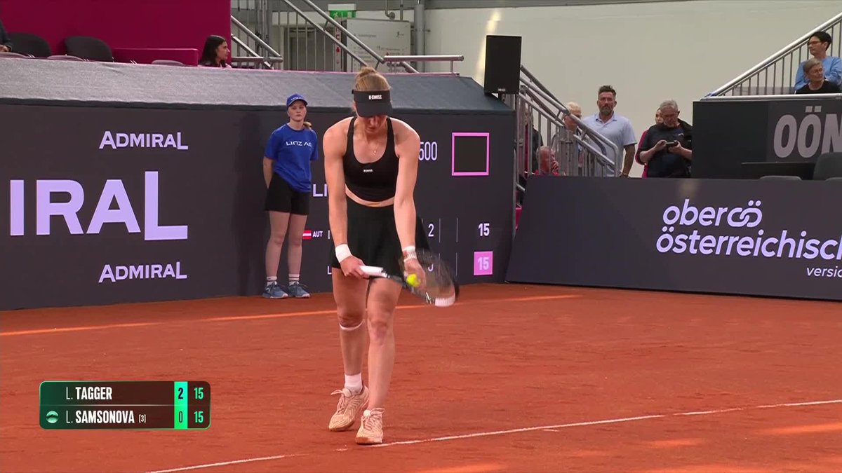 Ready at the net 😤 Liudmila Samsonova | #WTALinz