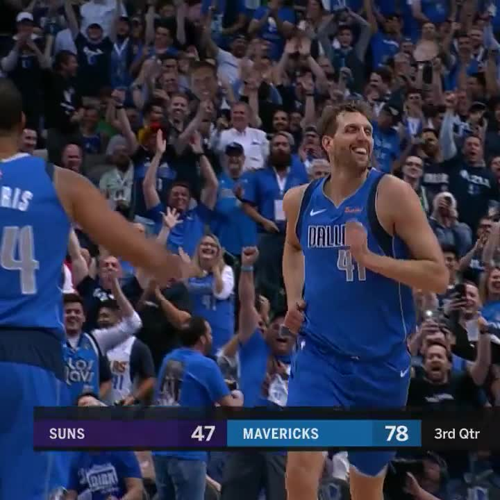7 year ago, today, Dirk Nowitzki played his final game in Dallas. 💙
