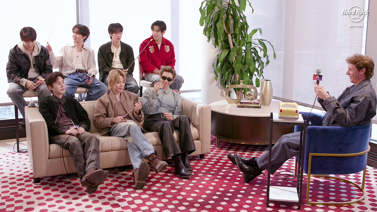 BTS takes questions from the fans of New York City, thanks to Bru and the listeners of NEW 102.7. See the full Audacy Check In with BTS now at