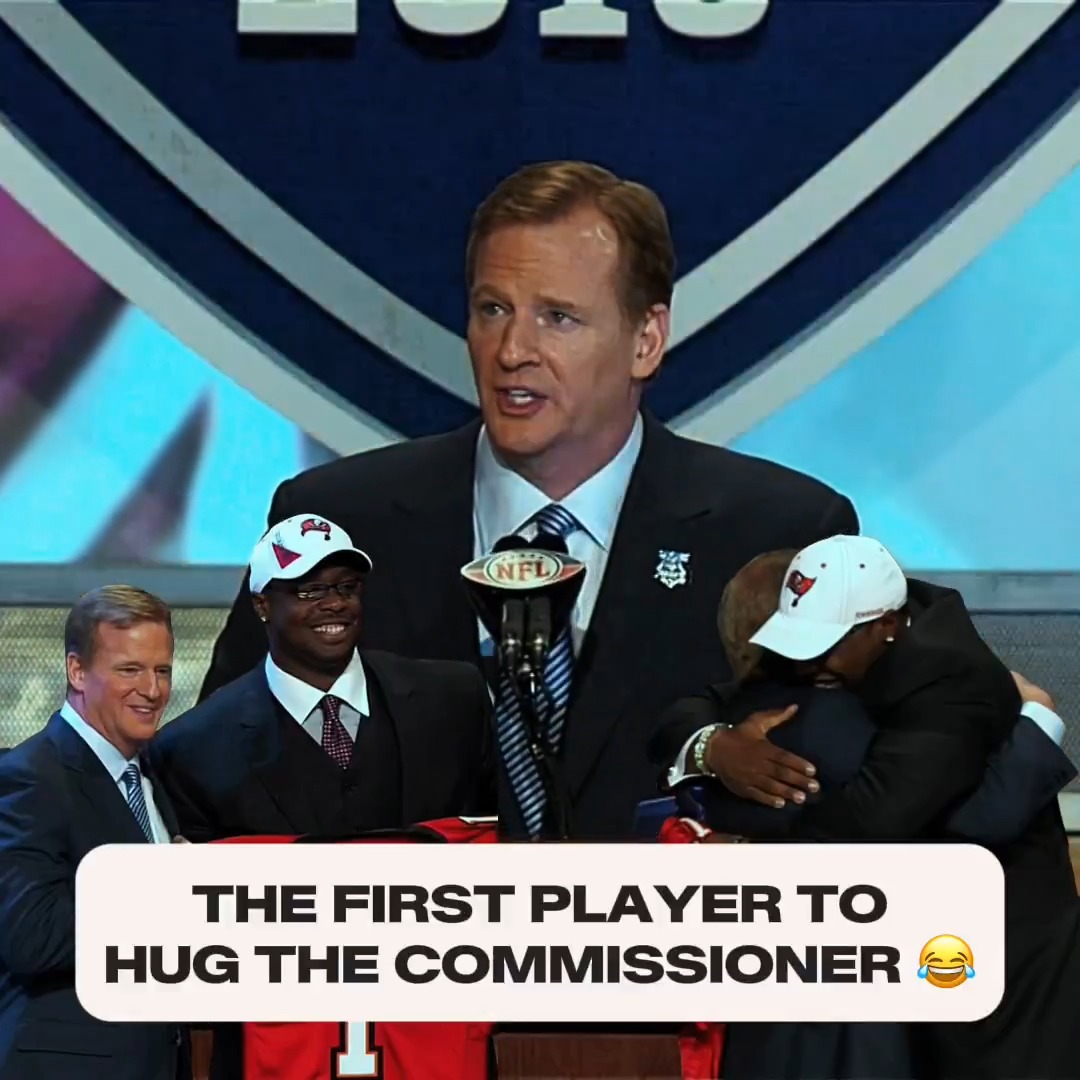 Ever wonder where the trend started? Gerald McCoy did it first 🙌 🔜 2026 NFL Draft – April 23-25 on NFLN/ESPN/ABC