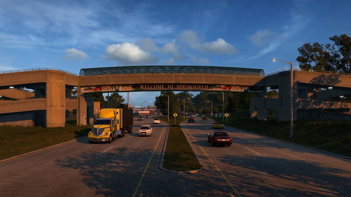 Today, we’re excited to take you on a scenic journey to the historic city of Springfield, the capital of Illinois, coming in our upcoming Illinois DLC for American Truck Simulator! 🚛🇺🇸 See more at 👉
