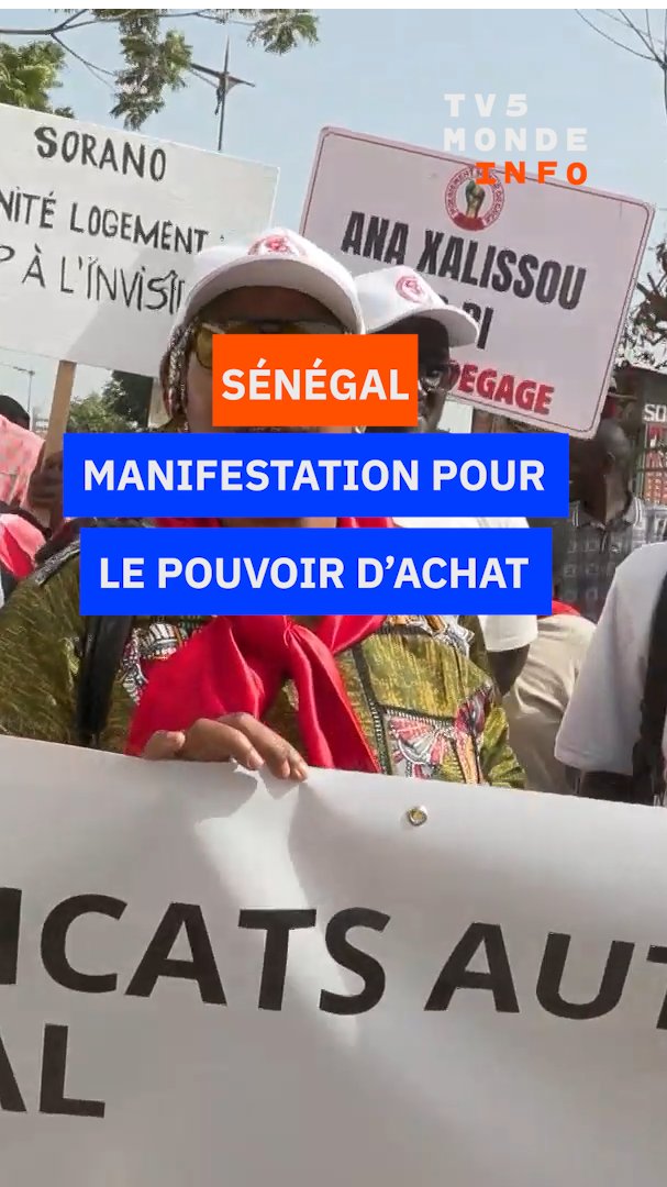 🇸🇳 Au Sénégal, des citoyens ont manifesté ce mercredi 8 avril à Dakar contre l'érosion du pouvoir d'achat. ⬇️