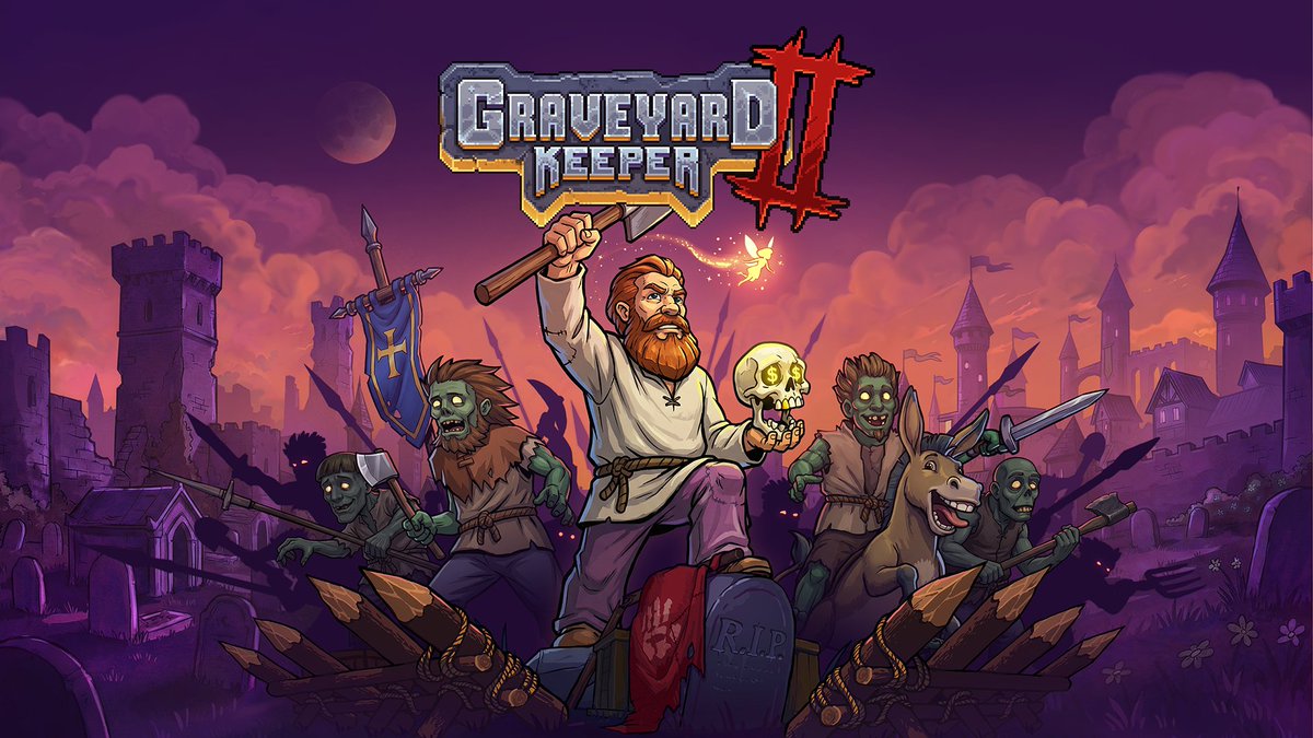 WAKE UP, KEEPER 💀 The sequel to your favourite unhinged classic is coming…this year! Find out more &amp; add Graveyard Keeper 2 to your wishlist: