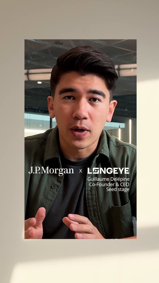 J.P. Morgan banking moves at startup speed. For Longeye co-founder Guillaume Delépine, that meant choosing J.P. Morgan as the bank for his AI startup.