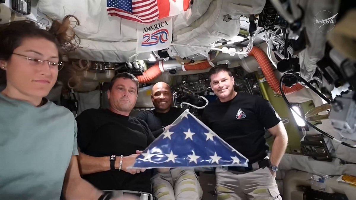 The Artemis II astronauts recently showed off some of their historic cargo aboard the Orion spacecraft, including the American flag prepared for the Apollo 18 mission. The Apollo 18 and 19 missions were cancelled in September 1970 to focus on Skylab and developing the Shuttle.