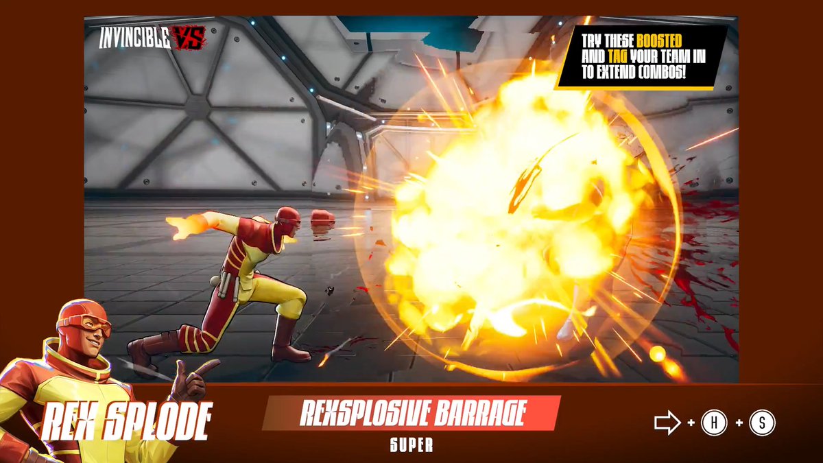 Rex Splode's moveset: Acrobatic. Astounding. Assholey.