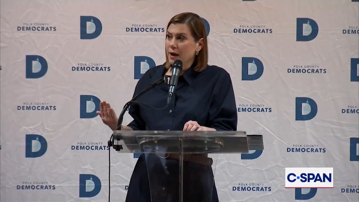 From Tuesday: Sen. Elissa Slotkin: "In November, in 2028, I want to win. So that means being honest about where the Democratic Party needs to go…The debate is not between progressive and moderate, it's fight and flight…We need to get back to basics."