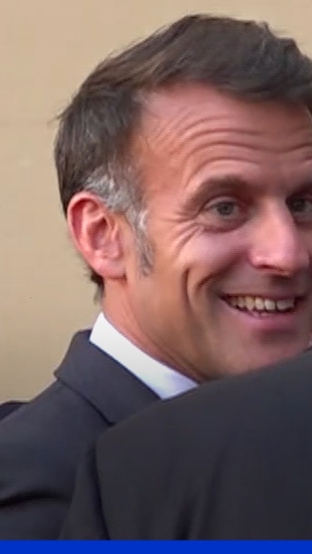 Emmanuel Macron est arrivé à Rome avant sa rencontre avec le pape ⤵️