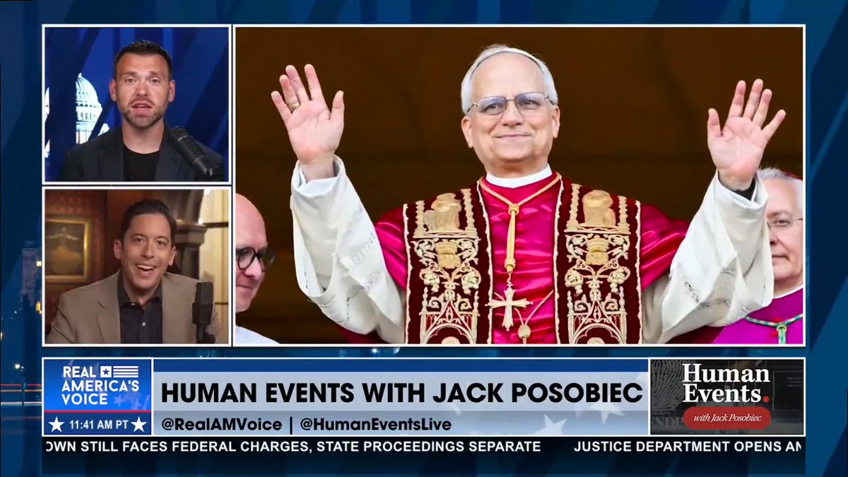 PENTAGON RELEASES PHOTOS WITH PAPAL NUNCIO AND ELBRIDGE COLBY "Some people are using this to attack the Trump admin as anti-Catholic. Laughable. This speaks to an understandable ignorance of what the Pope is...the Pope is much more conservative than...any American politician." Michael Knowles Jack Posobiec