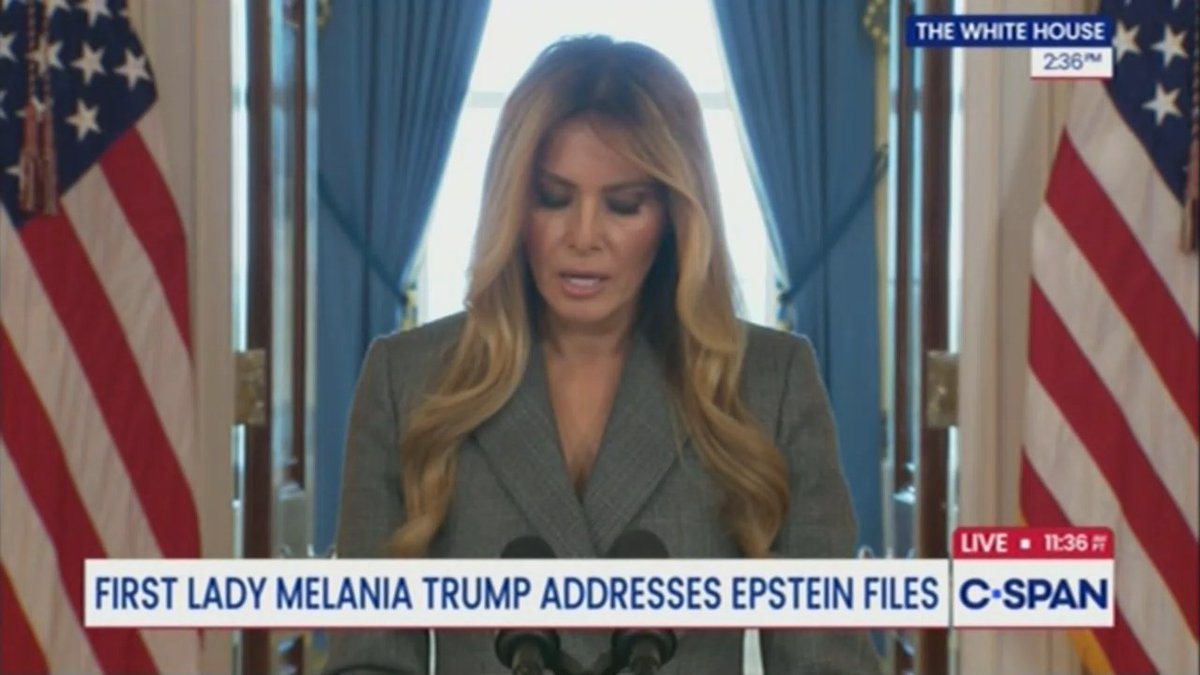 Melania Trump: I call on Congress to provide the women who have been victimized by Epstein with a public hearing specifically centered around the survivors.