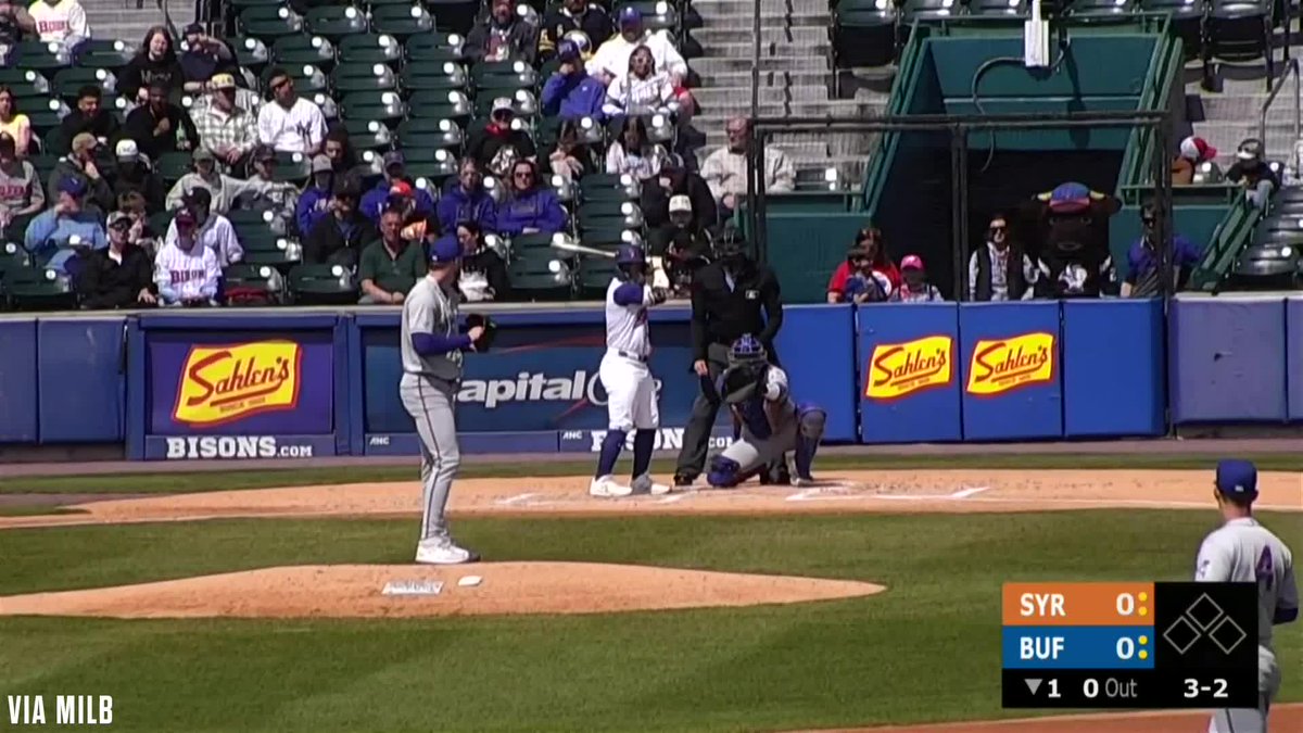 Christian Scott today for Triple-A Syracuse: 5 IP, 2 H, 0 R, 1 BB, 7 K