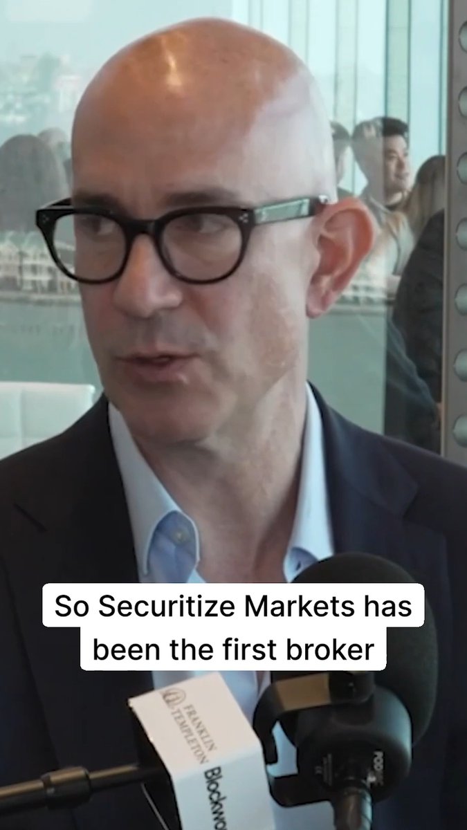 Carlos Domingo: "Tokenized equities with instant settlement are coming." Carlos Domingo, CEO of Securitize, explains how a new digital trading venue with the New York Stock Exchange (NYSE š) will enable tokenized stocks with real-time infrastructure.