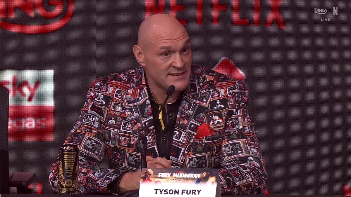 Tyson Fury speaks on his decision to come out of retirement to fight Arslanbek Makhmudov and how Anthony Joshua's incident made him appreciate life. TYSON FURY vs. ARSLANBEK MAKHMUDOV Saturday, April 11 LIVE only on Netflix 2 PM ET | 11 AM PT | 7 PM UK #FuryMakhmudov