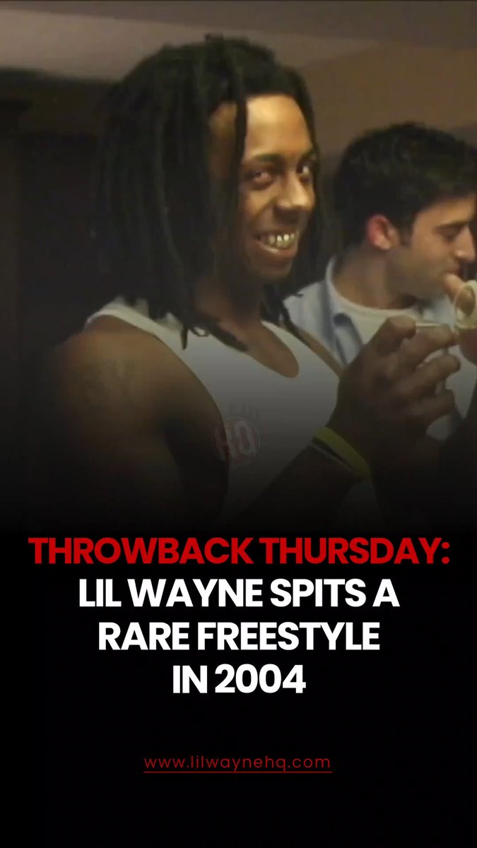🗣️🔥 Lil Wayne spitting a rare freestyle in 2004! #TBT 🎥 Adam Bhala Lough