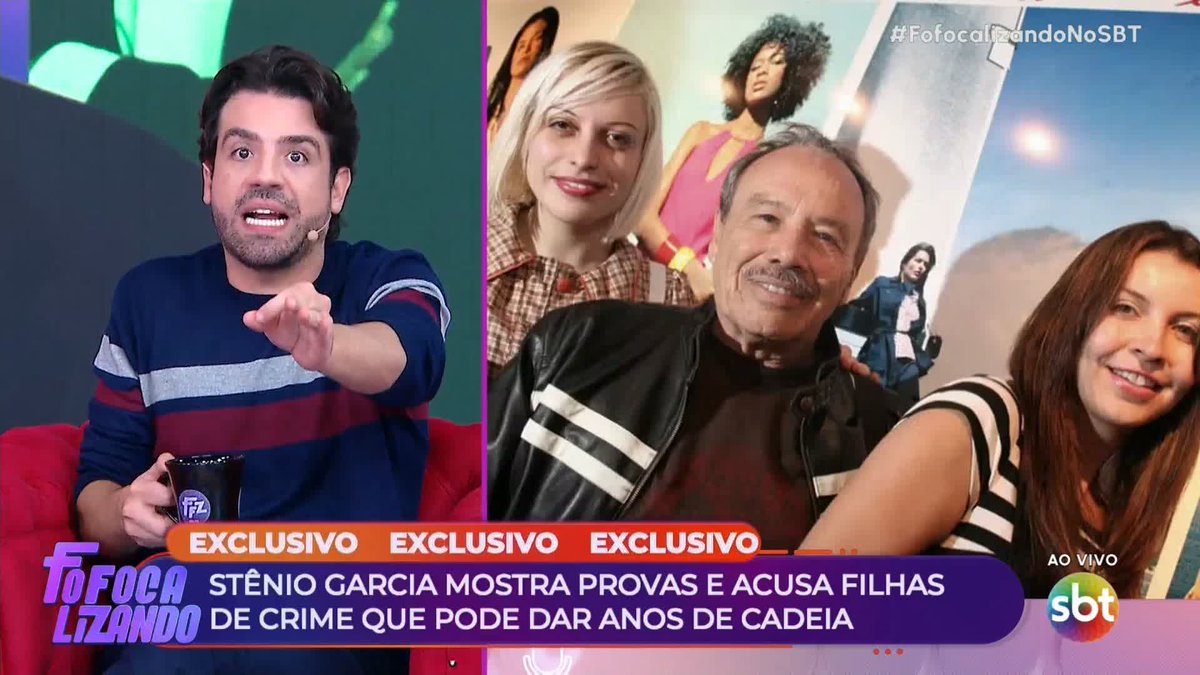 EXCLUSIVO: ouça agora áudios de conversa entre Stênio Garcia e as filhas #FofocalizandoNoSBT