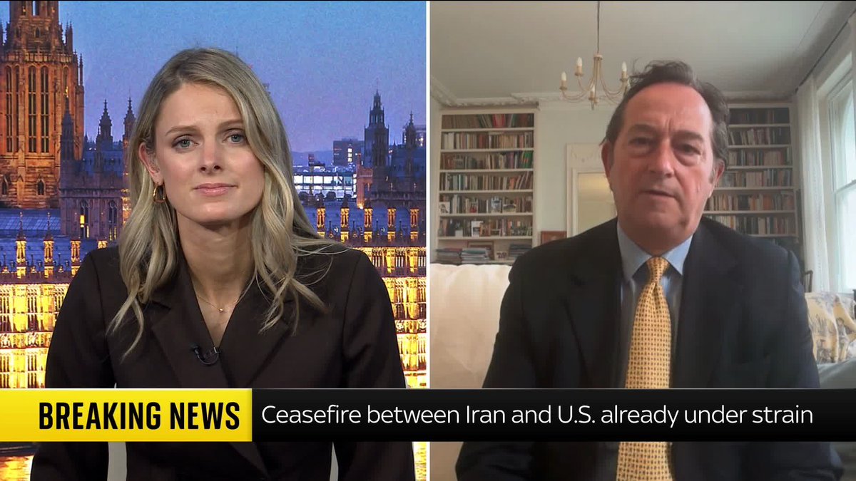 "This is a very, very grave crisis we are in at the moment." Ali Fortescue asks the former British ambassador to Iran Nicholas Hopton whether he has any hope that there could be lasting peace in the Middle East. #PoliticsHub 📺 Sky 501 &amp; YT