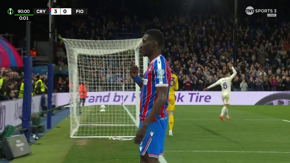 Ismaïla Sarr continues his excellent run of form to give Palace a 3-0 lead 🤩 📺 Stream with TNT Sports on HBO Max