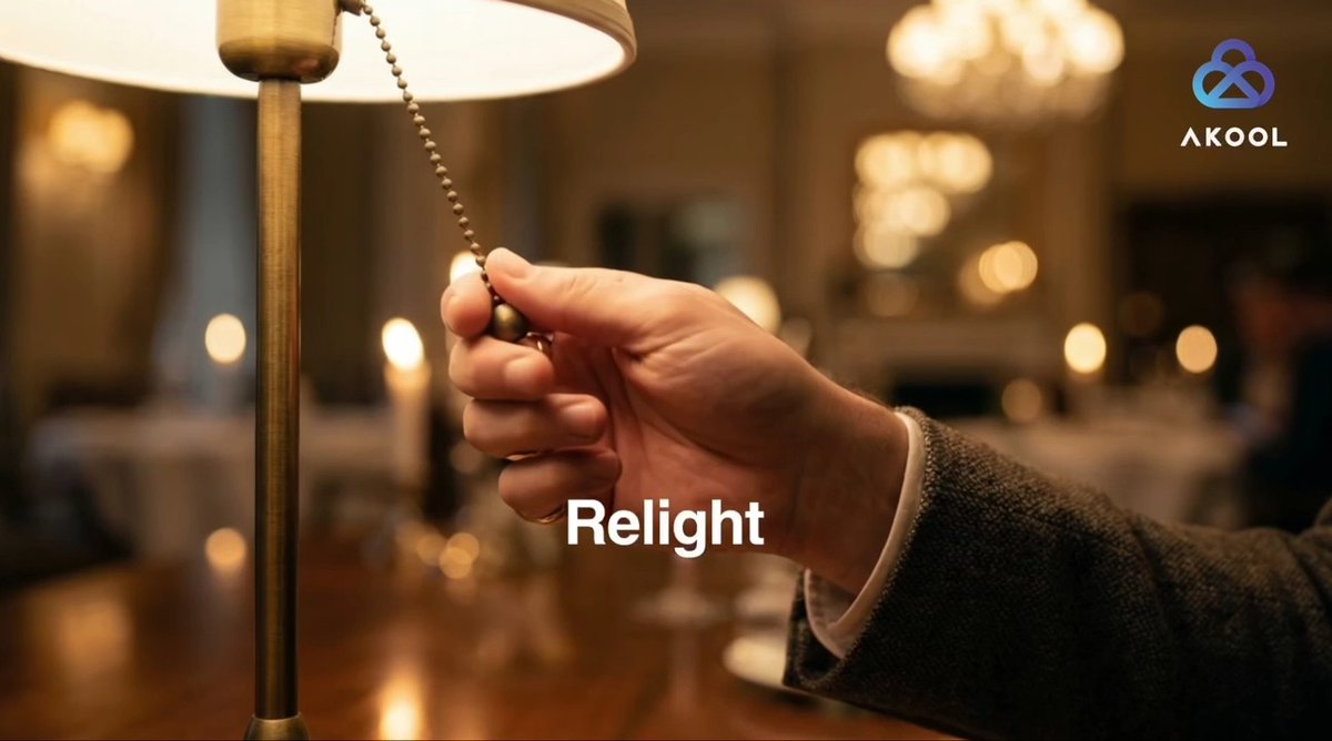 Light it your way — instantly. Introducing Relighting on Akool ✨ Turn any video into a professionally lit scene with just a few clicks. No studio. No expensive equipment. No reshoots. With Akool Relighting, you can: • Adjust lighting direction and mood • Enhance subject clarity and depth • Transform environments instantly • Create cinematic-quality visuals in seconds From bright daylight to dramatic studio lighting, all powered by AI. Create stunning visuals without the setup. That’s the power of Akool Relighting.