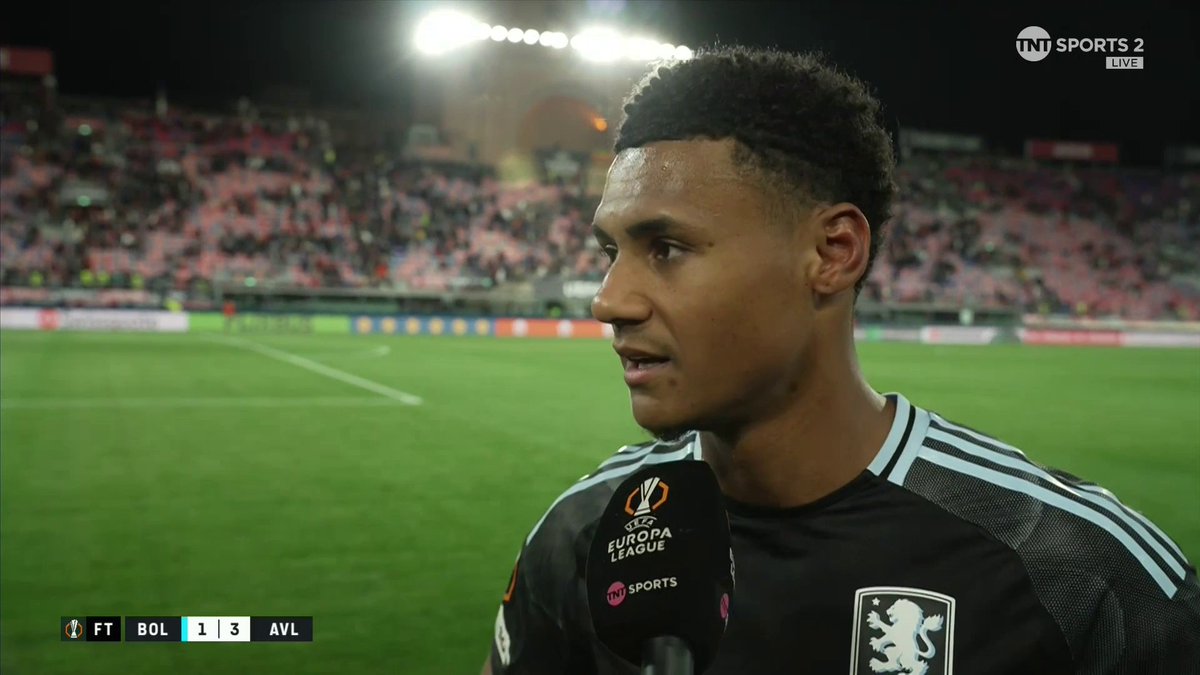 “It’s massive” 💪 Ollie Watkins reacts to a big away win for Aston Villa in Bologna 🗣️ Matt Smith | 📺 TNT Sports on HBO Max