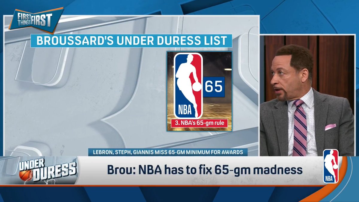 “I want you to win some awards too, but not at the risk of not being 100% for the playoffs… If you are risking further injury by going out there and playing…I just think you gotta sit.” Chris Broussard says Wemby is under duress this week 👀