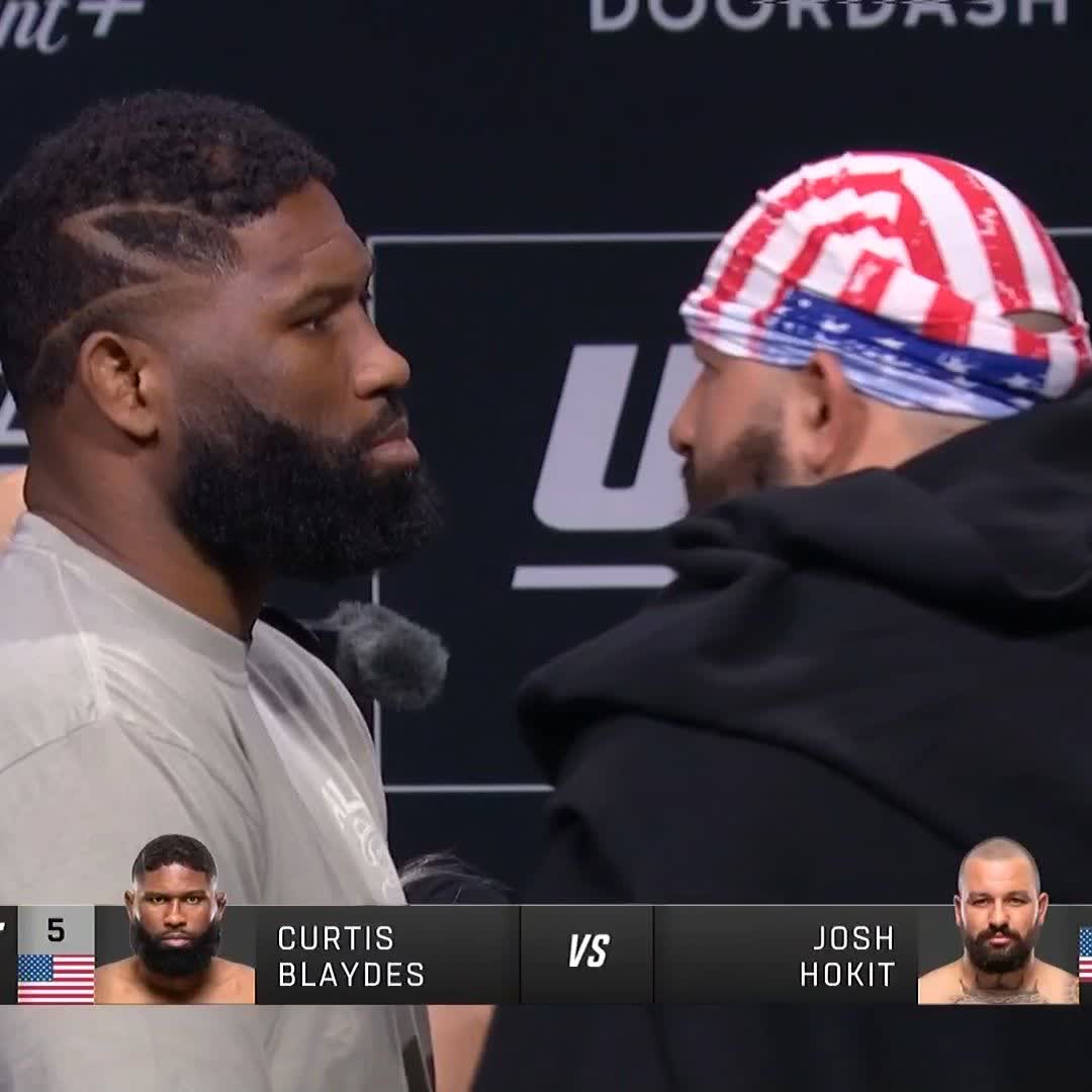 Curtis Blaydes 🇺🇸 vs 🇺🇸 Josh Hokit : LE FACE-À-FACE 🍿 #UFC327