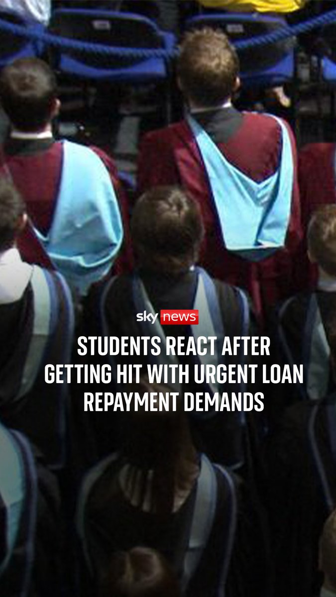 More than 20,000 students have been told they need to repay maintenance loans they shouldn’t have been given in the first place. Sky's Phoebe Southworth speaks to students affected. 🔗