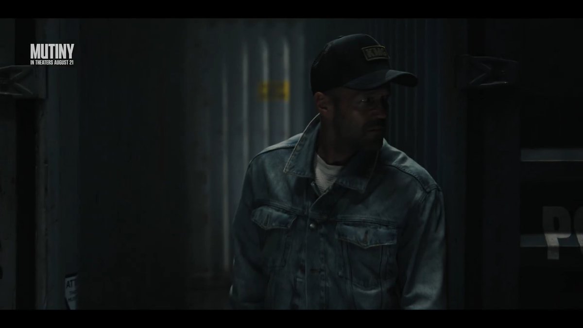 Locked in. Watch Jason Statham in #MutinyMovie trailer NOW. Only in theaters August 21.