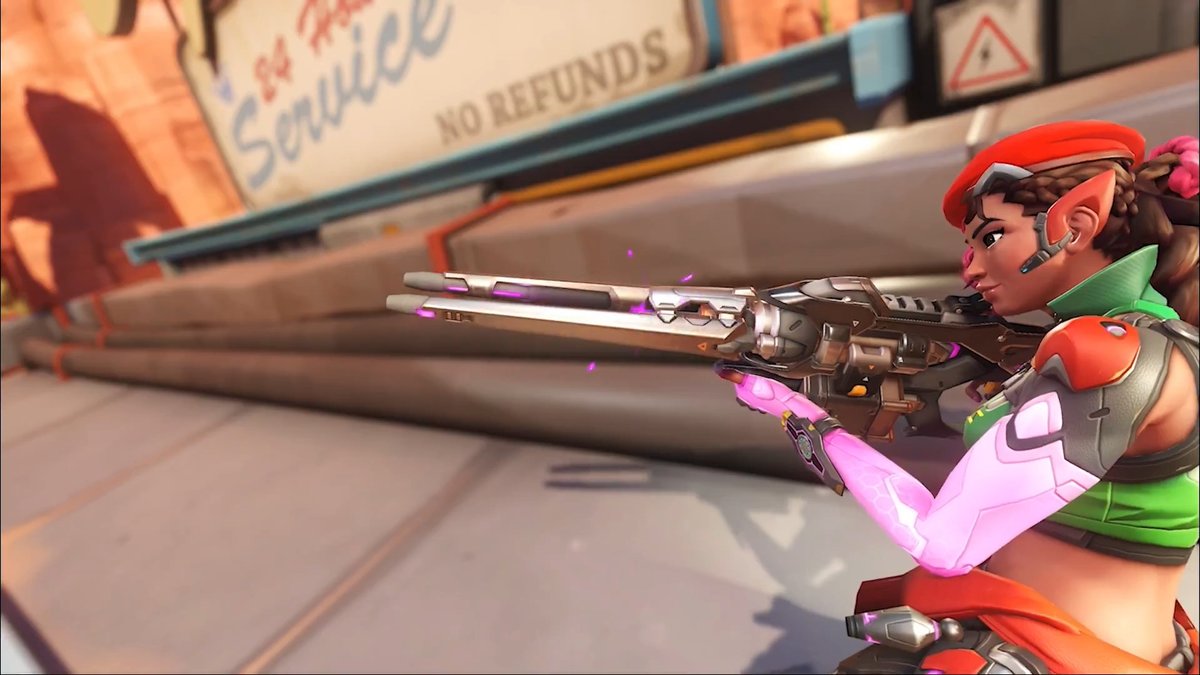 New Overwatch hero Sierra arrives April 14 Watch how her Helix Rifle and Anchor Drone can always find an opening: