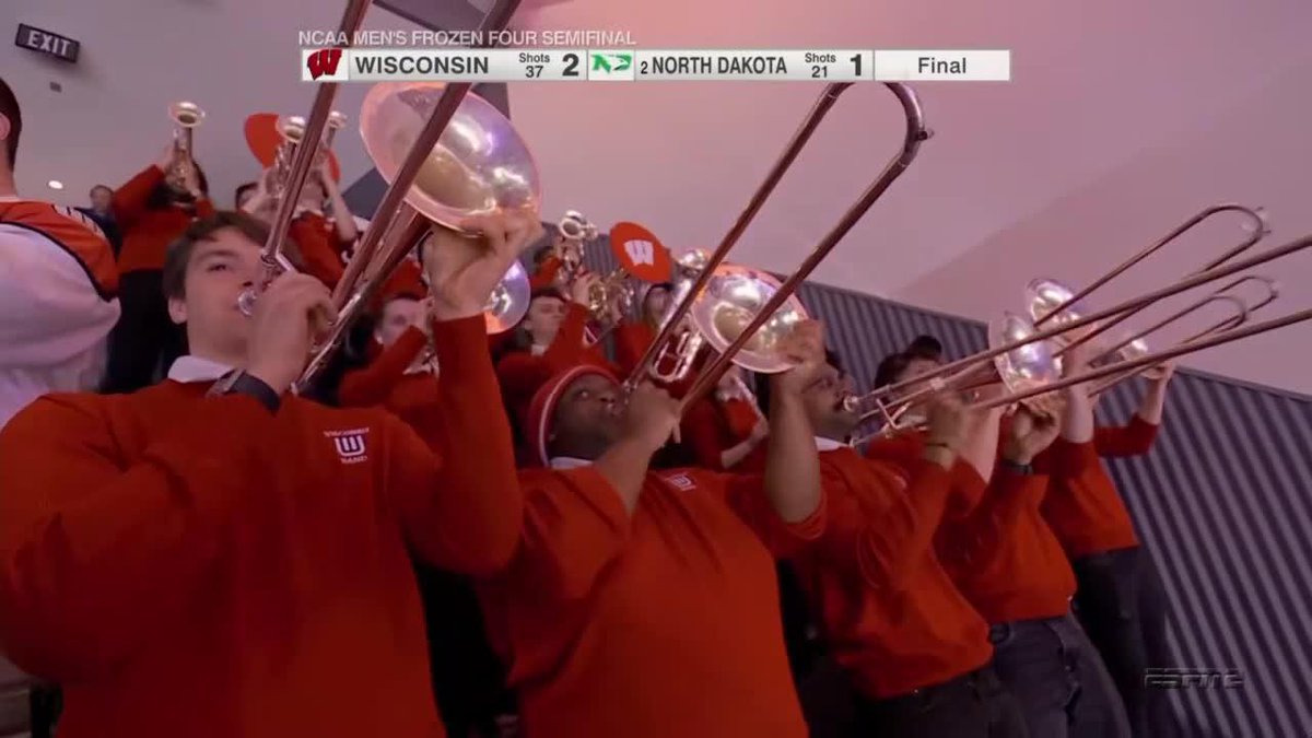 Championship bound 😤 Wisconsin Hockey