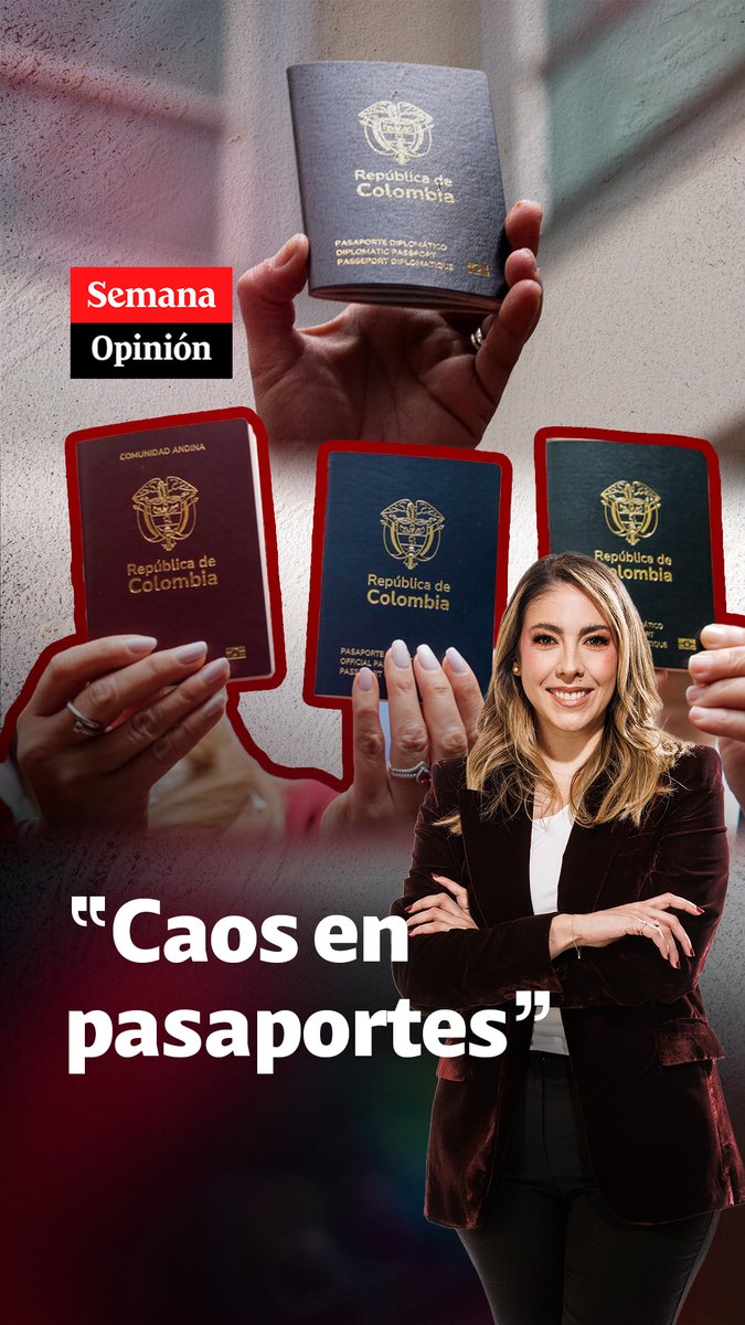 “El nuevo sistema de pasaportes del Gobierno Petro falló apenas arrancando. Filas, caos y hasta denuncias de contratos cuestionados. Lo que funcionaba, hoy está peor”: Juanita Gómez opina.