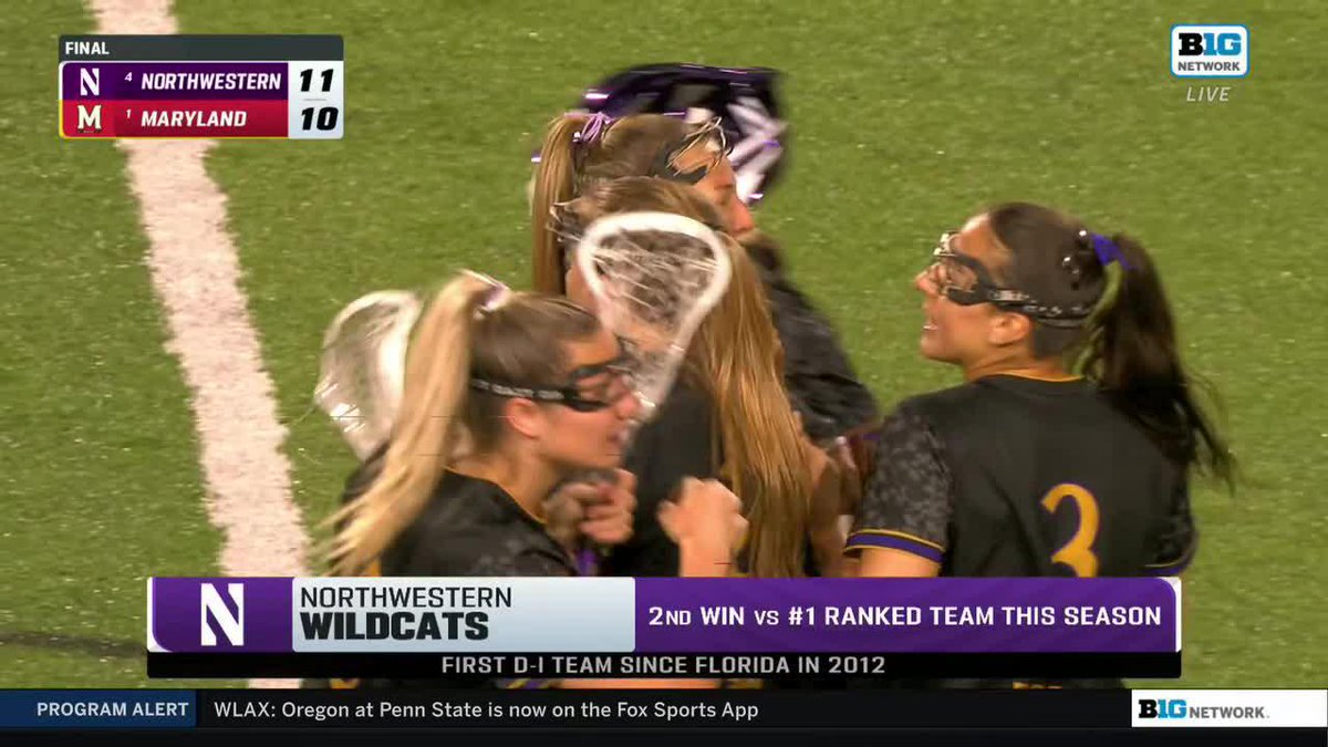 DOWN GOES NO. 1 🚨 No. 4 Northwestern Lacrosse takes down top-ranked Maryland on the road, 11-10 😤