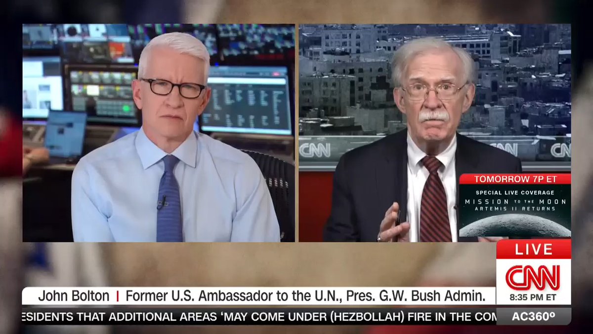 Former Trump National Security Adviser John Bolton says the “ceasefire gives breathing room for the Iranians, it doesn’t help us," heading into the talks in Pakistan this weekend.