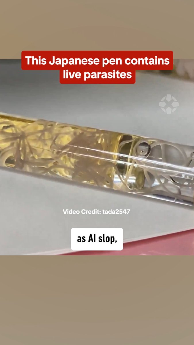 The viral parasite pen is very much a real product: