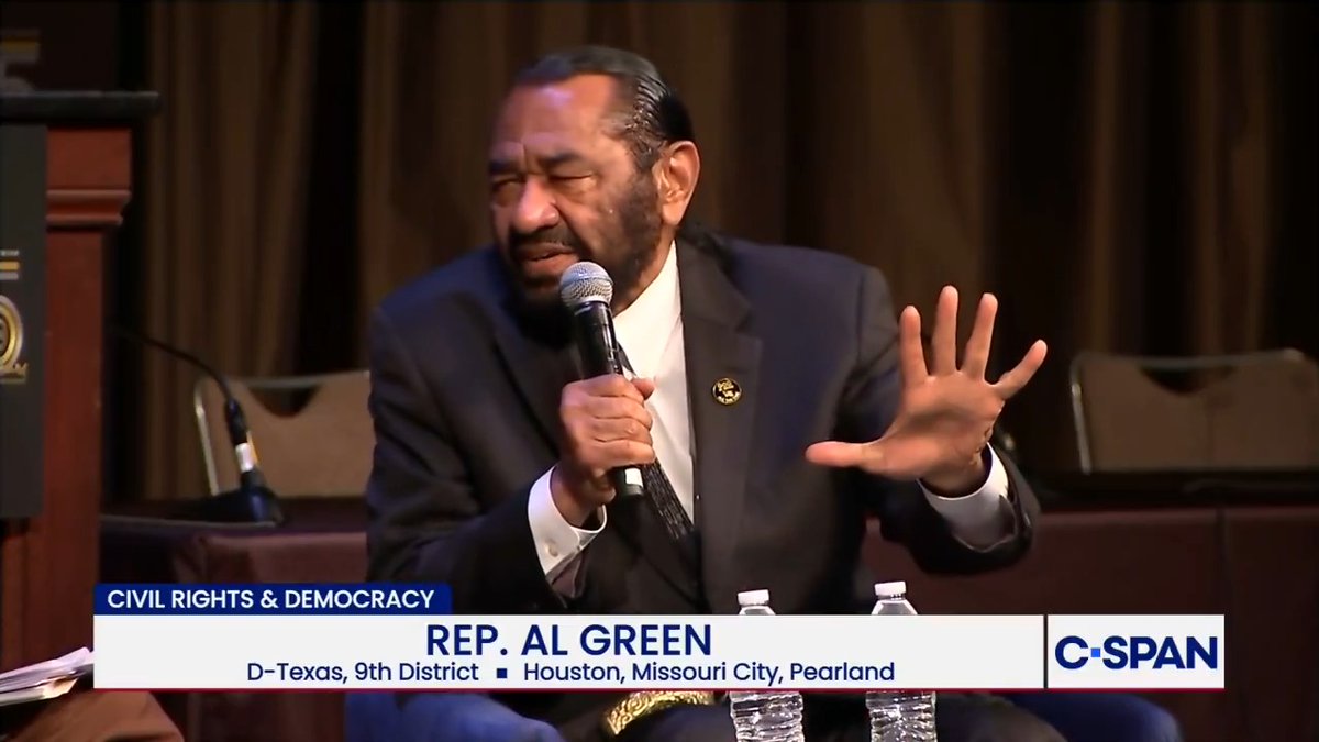 Rep. Al Green: "The mere fact that people are trying to prevent us from getting to the polls and voting, that 'ought be reason enough to fight our ways to the polls and vote."