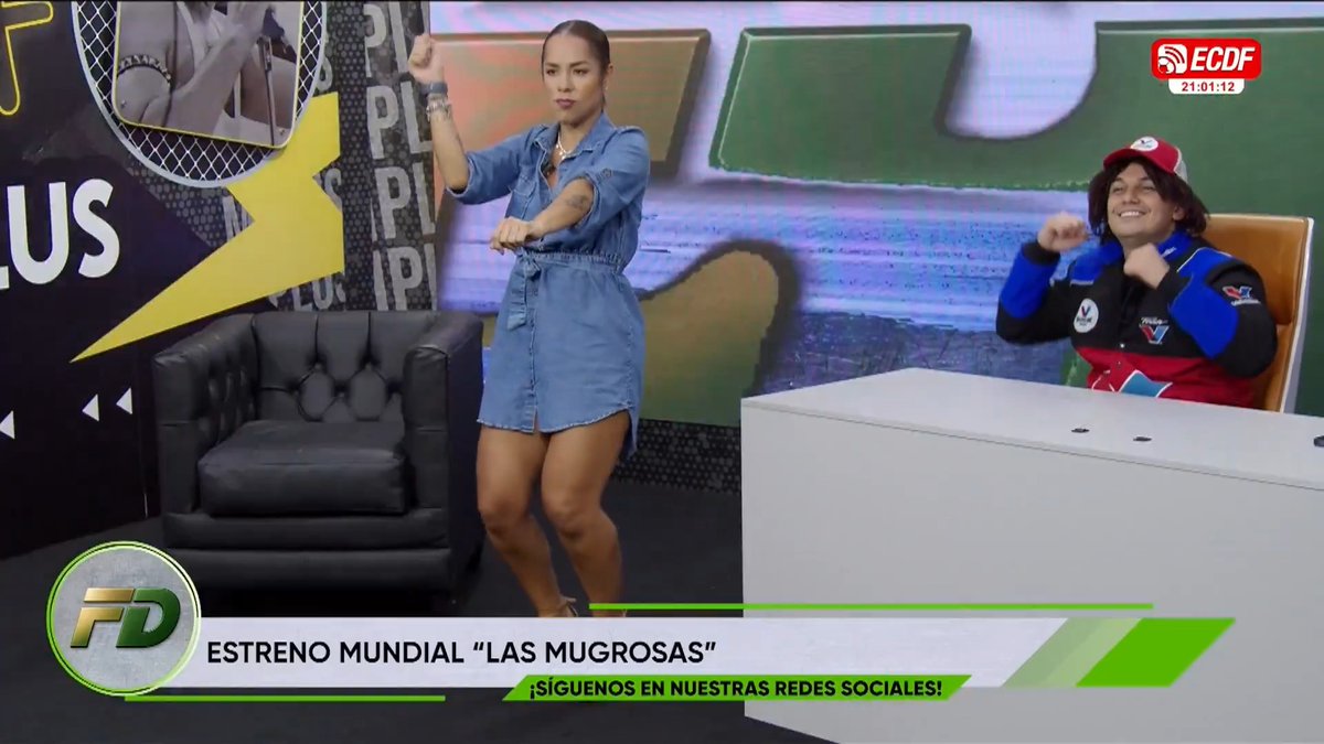 😆 ¡MAJO TIENE SU PROPIA CANCIÓN! 🎶 🗣️ Majo Gavilanes A. ya tiene su propio tema titulado “Las Mugrosas”. ¿Te gustó la canción? 👀🎧 #FutbolDiversionxECDF 📲Míralo aquí