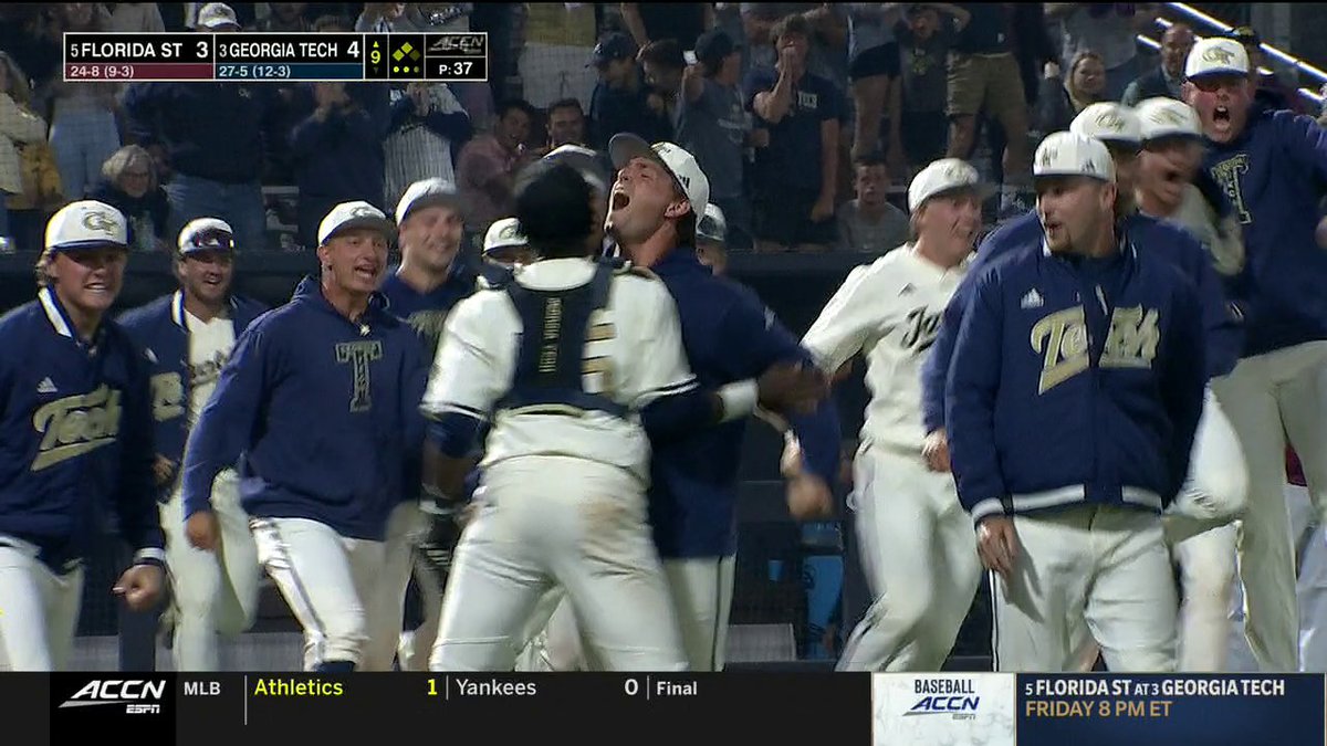 GEORGIA TECH GETS THE WIN OVER NO. 5 FLORIDA STATE ‼️