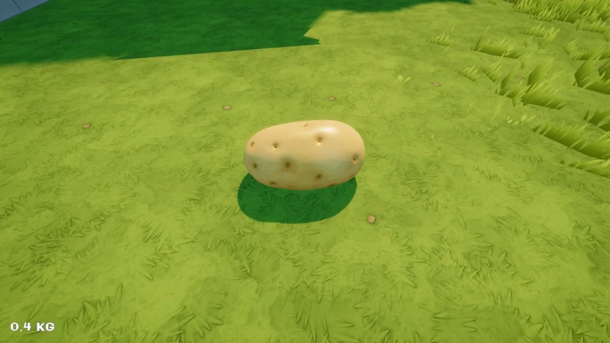 Trailer for 'Potato Simulator', the game where you start life as a lone potato and choose to either grow and travel the world, or “experience the harsh truth of potato existence”