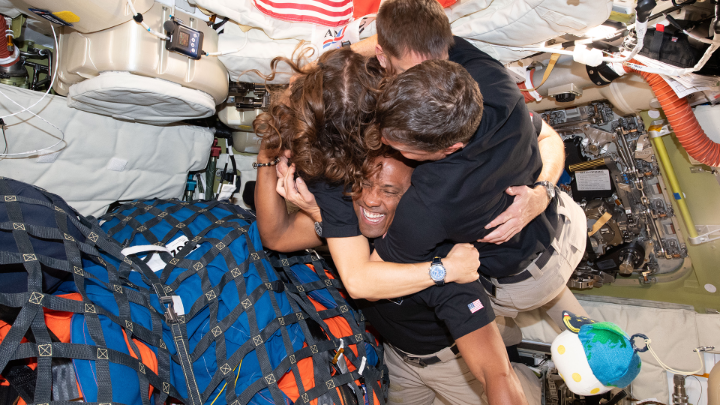 Moon joy [noun] the feeling of intense happiness and excitement that only comes from a mission to the Moon The Artemis II crew bring us endless Moon joy.